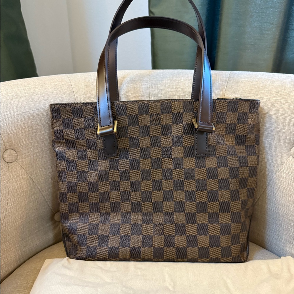 Louis Vuitton Damier Ebene Cabas Piano